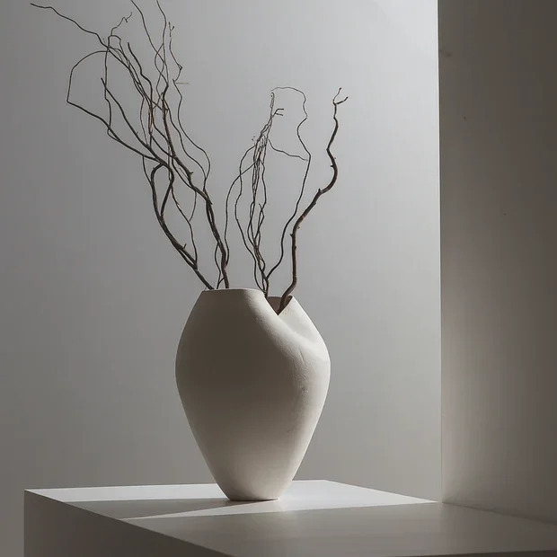 Sculptural Modern Ceramic Vase
