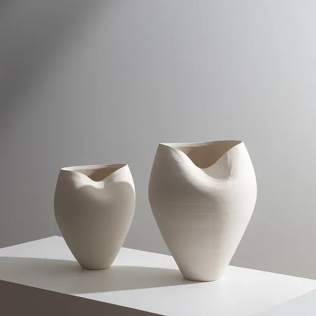 Sculptural Modern Ceramic Vase